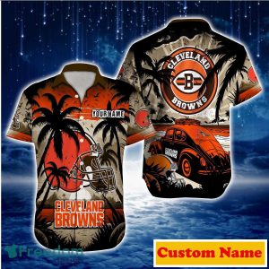 Cleveland Browns NFL Custom Name Hawaiian Shirt For Men And Women Style Gift For Fans