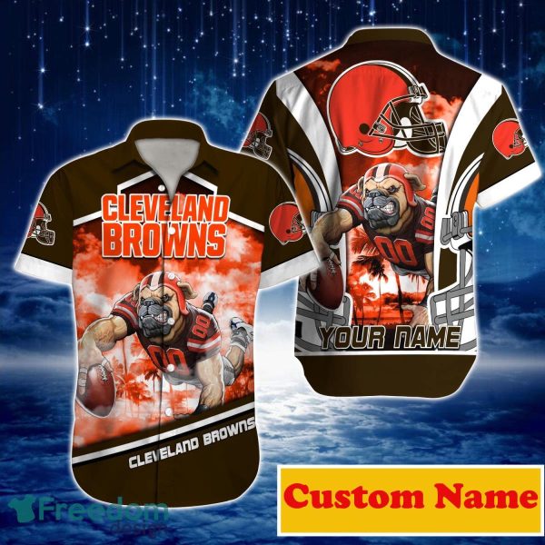 Cleveland Browns NFL Custom Name Hawaiian Shirt For Men Women Great Gift For Real Fans