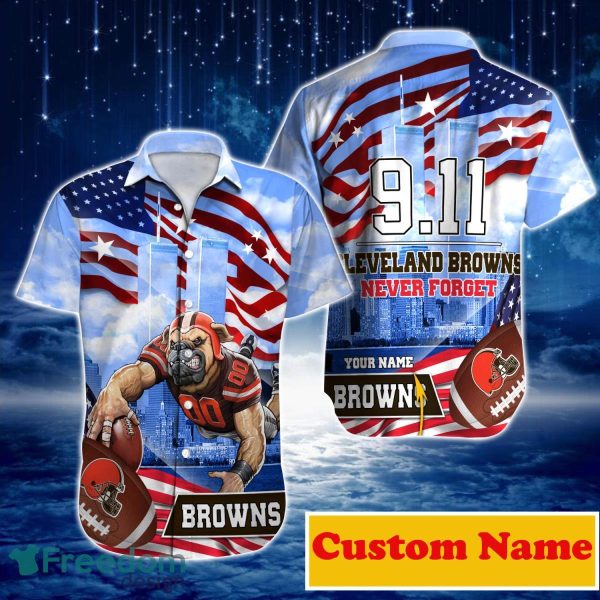 Cleveland Browns NFL Custom Name Hawaiian Shirt For Men Women Style Gift For Real Fans