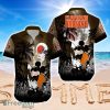 Cleveland Browns NFL Team Logo Baby Yoda Hawaiian Shirt