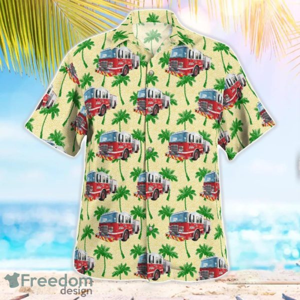 Ohio Fire Engine Hawaiian Shirt Beach Summer Shirt