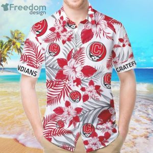 Cleveland Indians & Grateful Dead Fans Hawaiian Shirt For Men Women