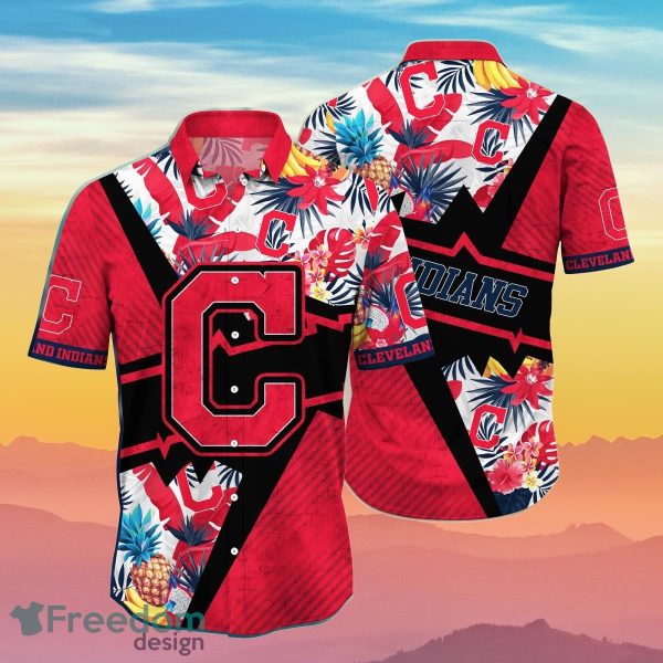 Cleveland Indians MLB Flower Hawaiian Shirt Special Gift For Men And Women Fans