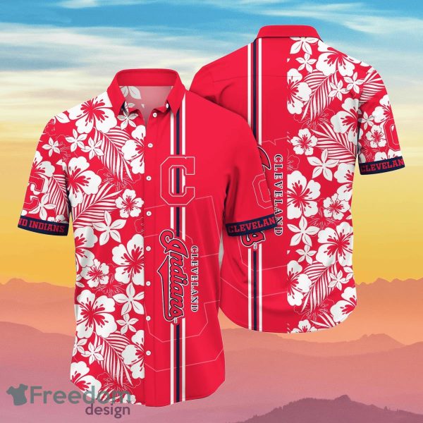 Cleveland Indians MLB Flower Hawaiian Shirt Summer Football Best Gift For Real Fans