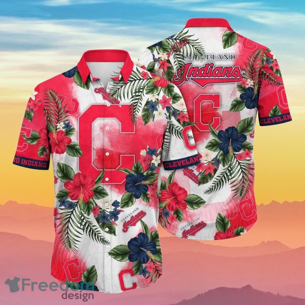 Cleveland Indians MLB Flower Hawaiian Shirt Summer Football Gift For Real Fans