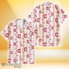 Cleveland Indians Pink Hibiscus Yellow Pink Orchid White Background 3D Hawaiian Shirt Gift For Fans