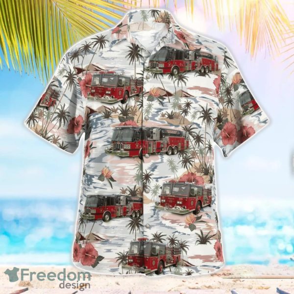 NY Fire Department Beach Hawaiian Shirt Summer Gift