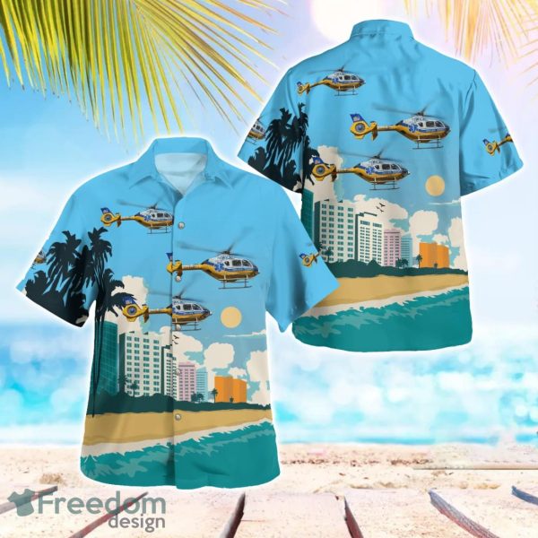 Collier County EMS EC-135T1 N911CK Beach Hawaiian Shirt Gift For Summer Holiday