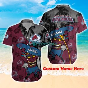 Colorado Avalanche NHL Custom Name Hawaiian Shirt Hot Design For Fans