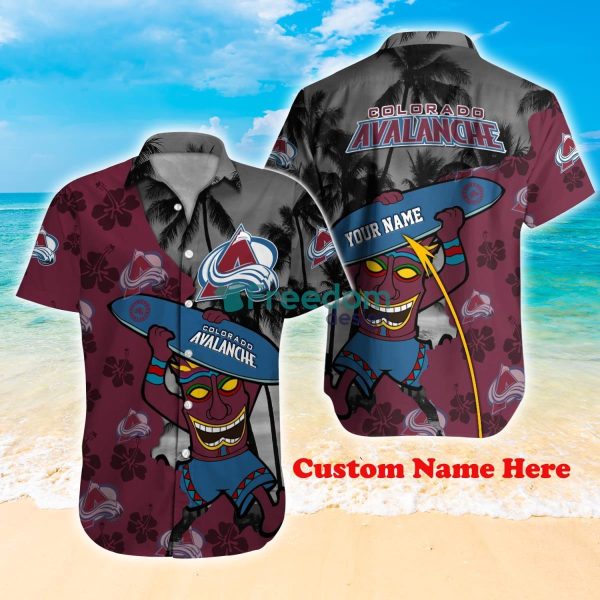 Colorado Avalanche NHL Custom Name Hawaiian Shirt Hot Design For Fans