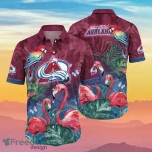 Colorado Avalanche NHL Flower Hawaiian Shirt Ideal Gift For Fans