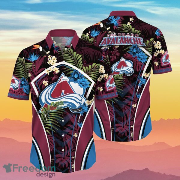 Colorado Avalanche NHL Flower Hawaiian Shirt Impressive Gift For Fans