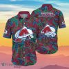 Colorado Avalanche NHL Flower Hawaiian Shirt Impressive Gift For Real Fans