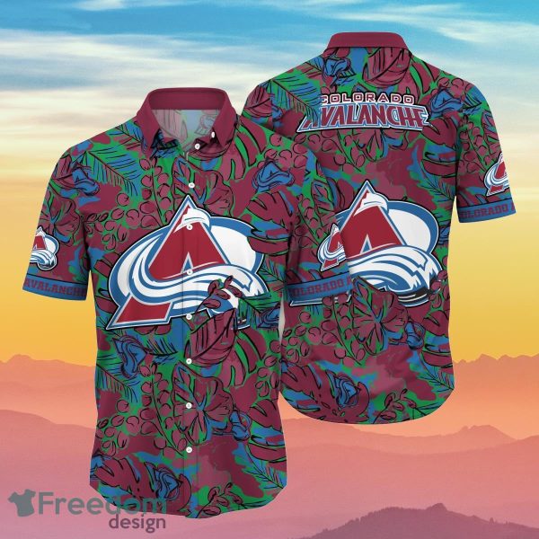 Colorado Avalanche NHL Flower Hawaiian Shirt Impressive Gift For Real Fans