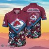 Colorado Avalanche NHL Flower Hawaiian Shirt Unique Gift For Men And Women Fans