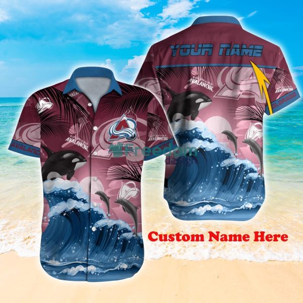 Colorado Avalanche NHL Hot Design Custom Name Hawaiian Shirt For Fans