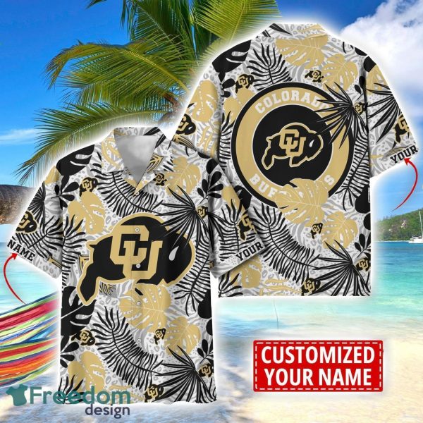 Colorado Buffaloes Aloha Hawaiian Shirt Custom Name Summer Gift Holiday Team Shirt