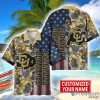 Colorado Buffaloes Custom name USA Flag 4th July Independence Day Hawaiian Shirt