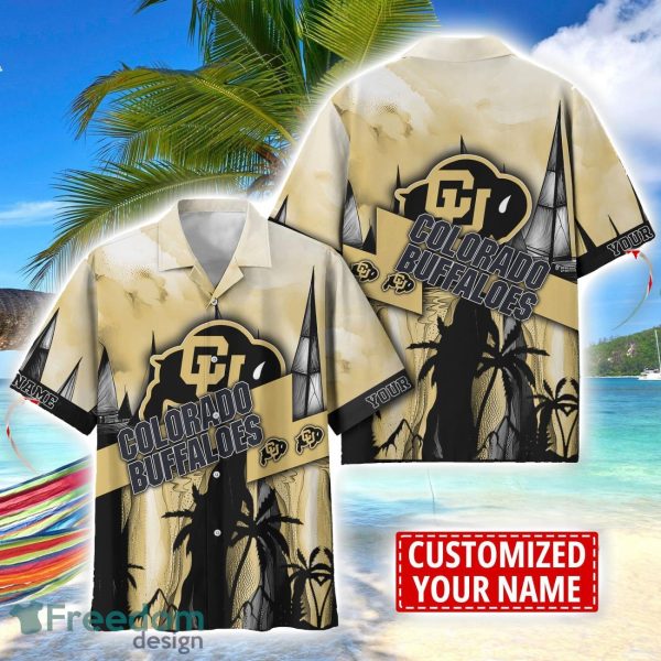 Colorado Buffaloes Hawaii Shirt Custom Name Sports Team Beach Shirt