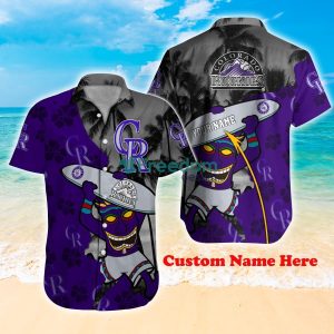 Colorado Rockies MLB Custom Name Hawaiian Shirt Hot Design For Fans