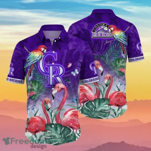 Colorado Rockies MLB Flower Hawaiian Shirt Ideal Gift For Fans