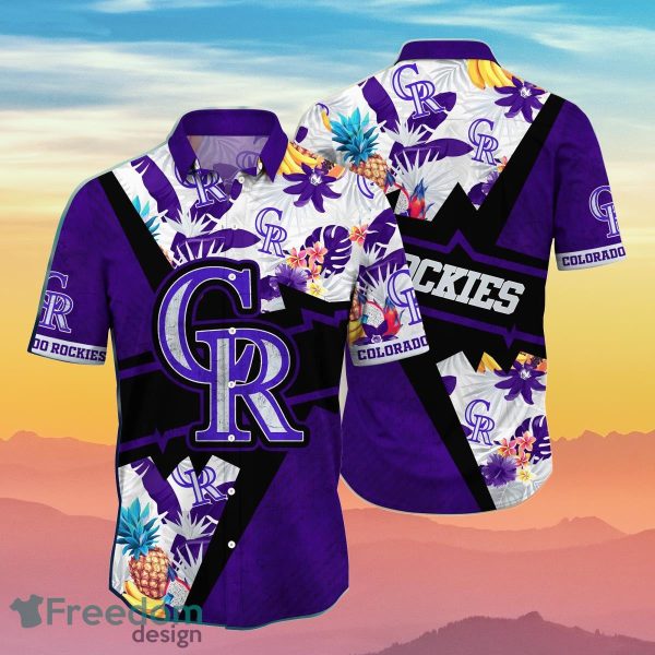 Colorado Rockies MLB Flower Hawaiian Shirt Special Gift For Men And Women Fans