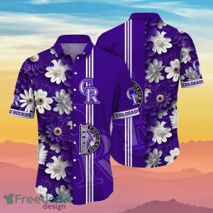 Colorado Rockies MLB Flower Hawaiian Shirt Summer Football Best Gift For Fans