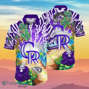 Colorado Rockies MLB Flower Hawaiian Shirt Summer Football Best Idea For Real Fans