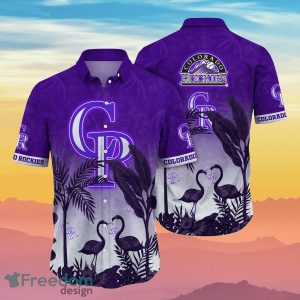 Colorado Rockies MLB Flower Hawaiian Shirt Summer Football Gift For Fans