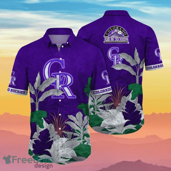 Colorado Rockies MLB Flower Hawaiian Shirt Unique Gift For Fans