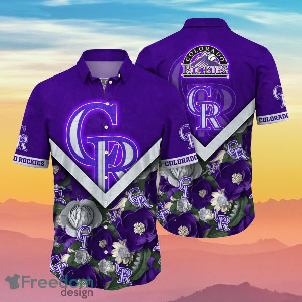 Colorado Rockies MLB Flower Hawaiian Shirt Unique Gift For Men And Women Fans