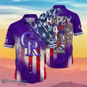 Colorado Rockies MLB Hawaii Shirt Independence Day Summer Football Gift For True Fans