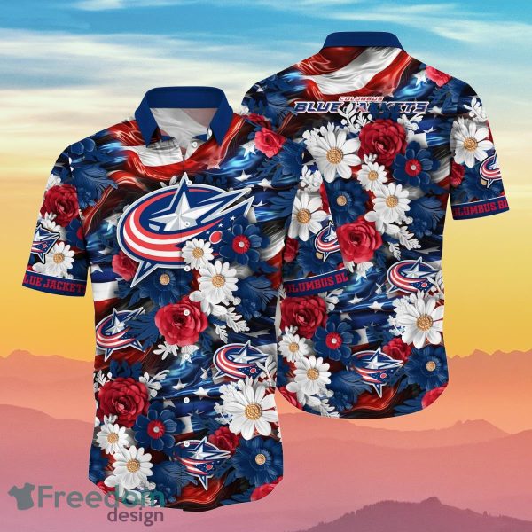 Columbus Blue Jackets NHL Hawaii Shirt Independence Day Summer Football Best Gift For Real Fans