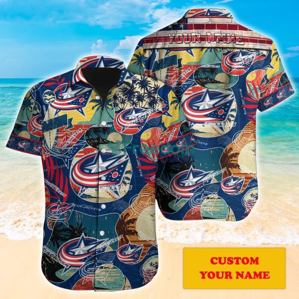 Columbus Blue Jackets NHL Personalized Hawaiian Shirt Gift For Fans