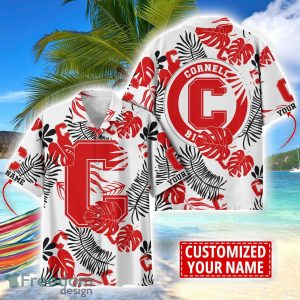 Cornell Big Red Aloha Hawaiian Shirt Custom Name Summer Gift Holiday Team Shirt