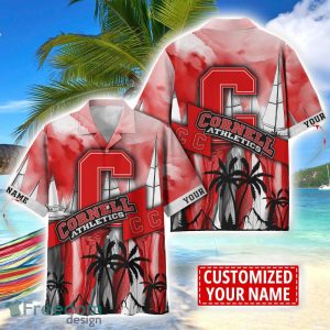 Cornell Big Red Hawaii Shirt Custom Name Sports Team Beach Shirt