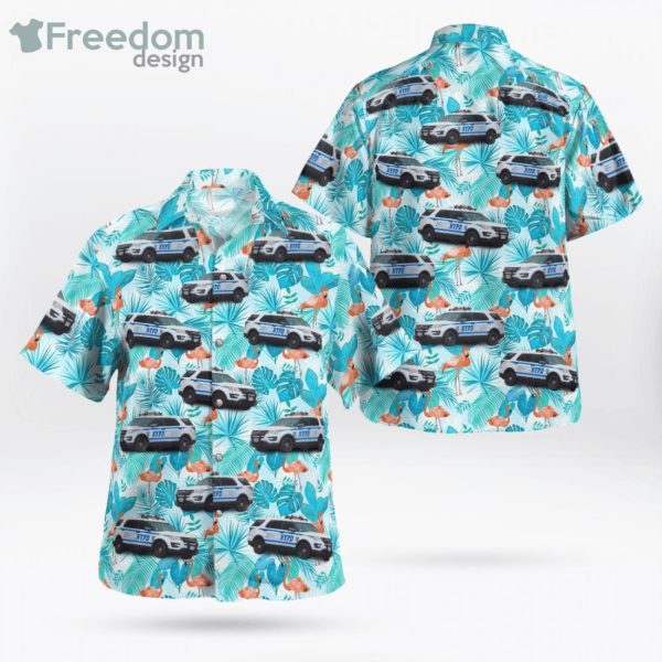 Counter Terrorism Bureau New York Police Department Ford Interceptor Suv Hawaiian Shirt