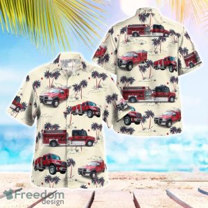 Crothersville-Vernon Township Fire Dept. 3D Hawaiian Shirt