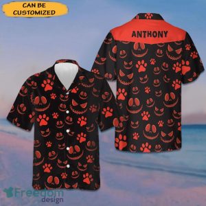 Custom Horror Halloween For Dog Lovers Hawaiian Shirt Spooky Gifts For Him