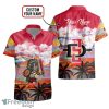 Custom Name San Diego State Aztecs Men’s Basketball Sunset Pattern For Fans 3D Hawaiian Shirt