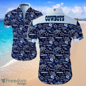 Dallas Cowboys Football NFL Hawaiian Summer Beach Shirt Full Print