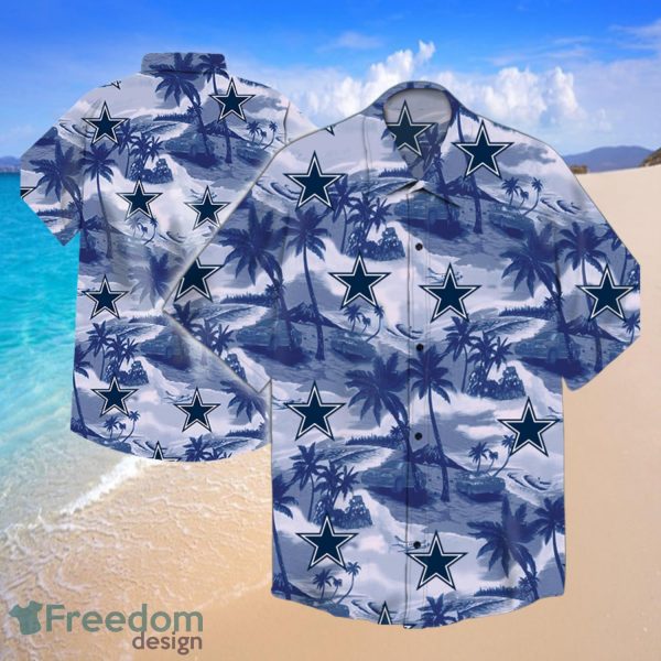 Dallas Cowboys Logo Hawaiian Summer Beach Shirt Full Print