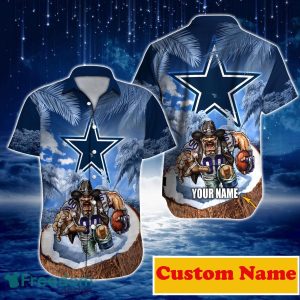 Dallas Cowboys NF Custom Name Hawaiian Shirt For Men And Women Immpressive Gift For True Fans