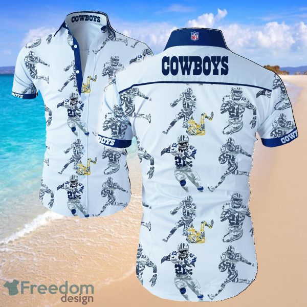 Dallas Cowboys NFL 21 Sport Hawaiian Summer Beach Shirt Full Print