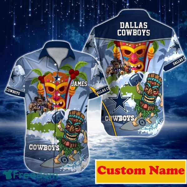 Dallas Cowboys NFL Custom Name Hawaiian Shirt For Men And Women Style Gift For Real Fans