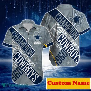 Dallas Cowboys NFL Custom Name Hawaiian Shirt For Men Women Gift For Real Fans