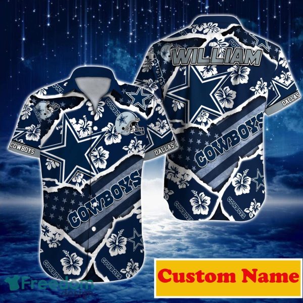 Dallas Cowboys NFL Custom Name Hawaiian Shirt For Men Women Unique Gift For Real Fans