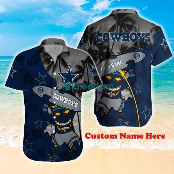 Dallas Cowboys NFL Custom Name Hawaiian Shirt Hot Design For Fans