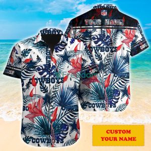 Dallas Cowboys NFL Custom Name Hawaiian Shirt Super Hot Design For Fans