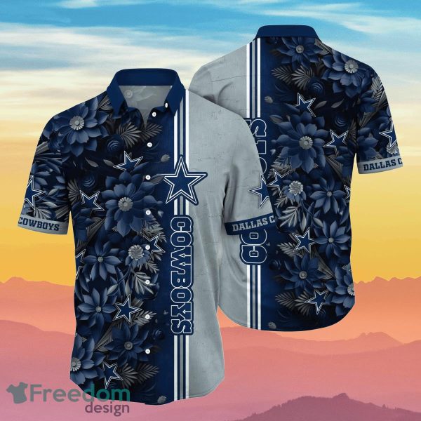 Dallas Cowboys NFL Flower Hawaiian Shirt Best Gift For Fans